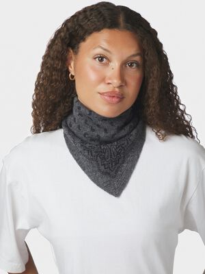 Ariya Paisley Knit Scarf