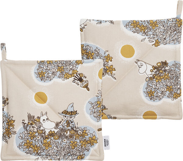Moomin Arabia 22x22cm grydelapper Venner For Evigt