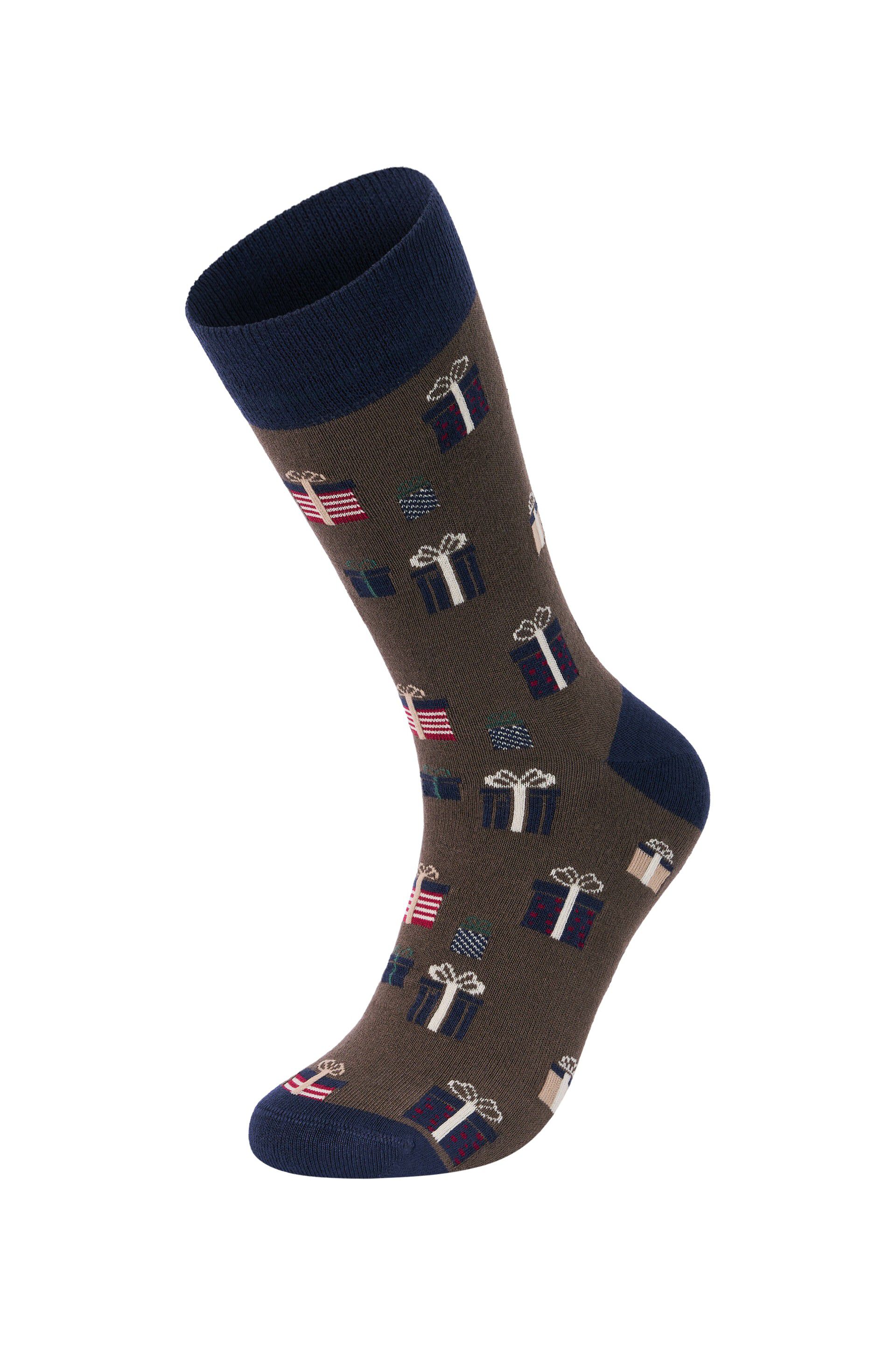 Christmas bamboo sock