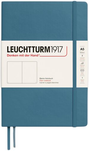 LT1917 notesbog HC B 249s A5/Medium Stone Blue 363333