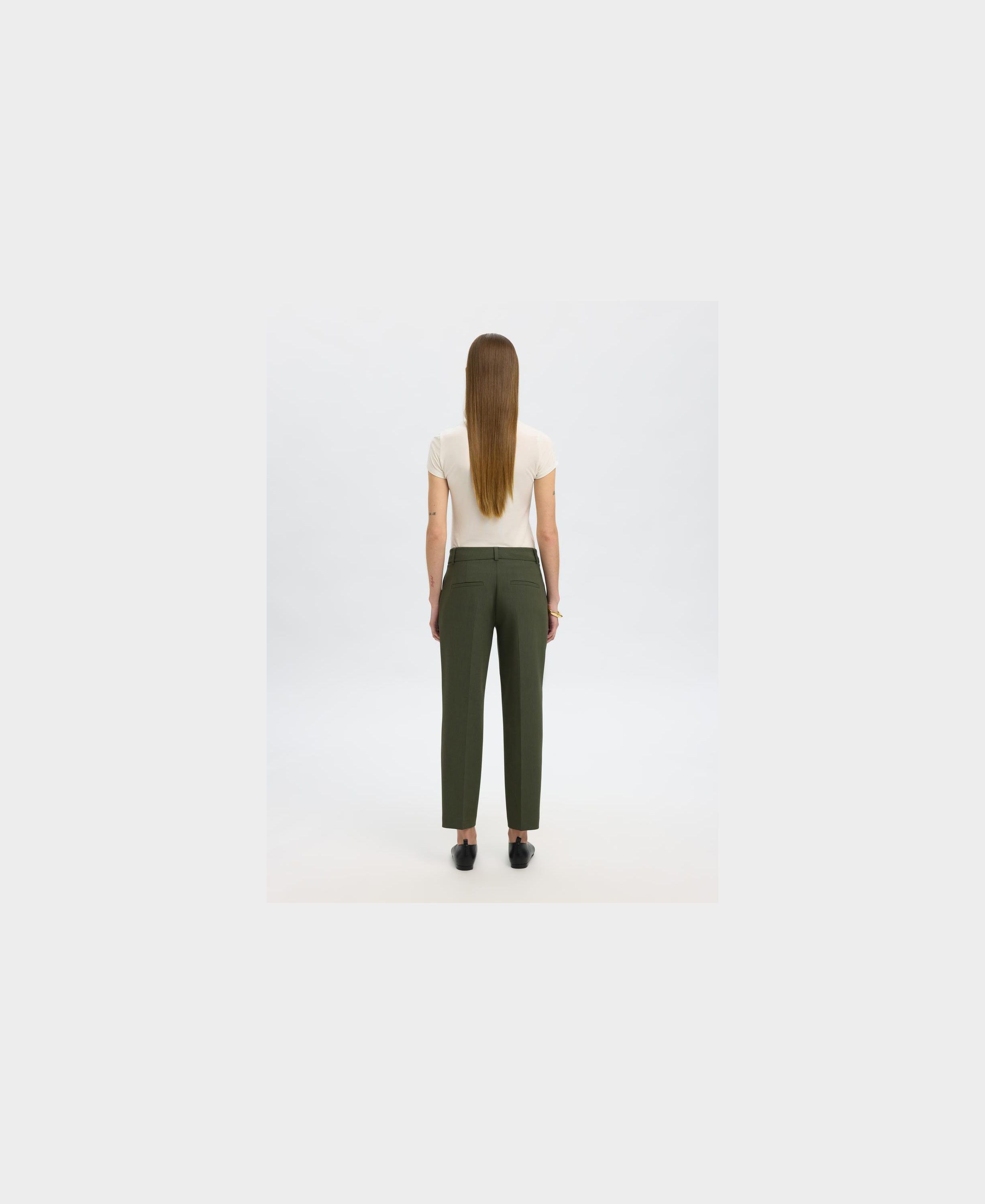 SLFRITA-RIA MW CROP PANT MEL NOOS