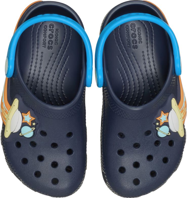 Goody Crocs Crocs Classic UFO Lights Clog T Navy - Navy | Magasin.dk