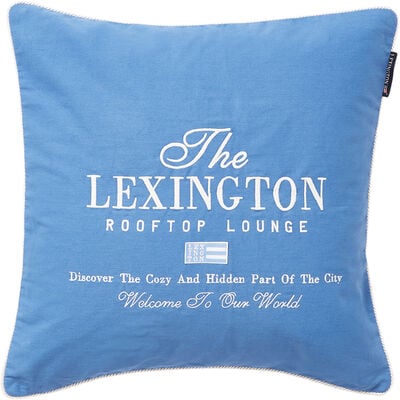 The Logo Organic Cotton Twill Pillow Cover