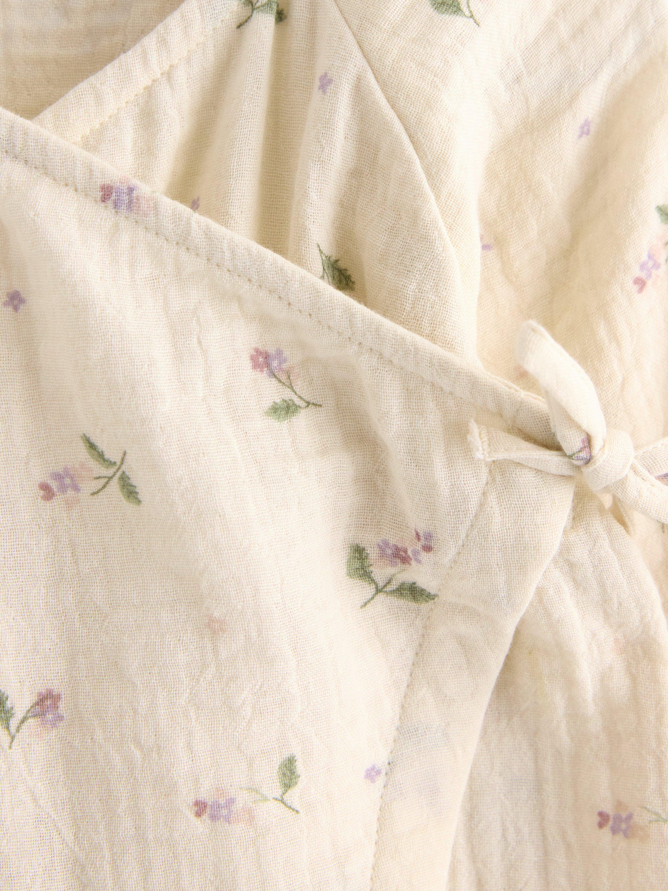 Langermet jumpsuit i bomullsgaze me