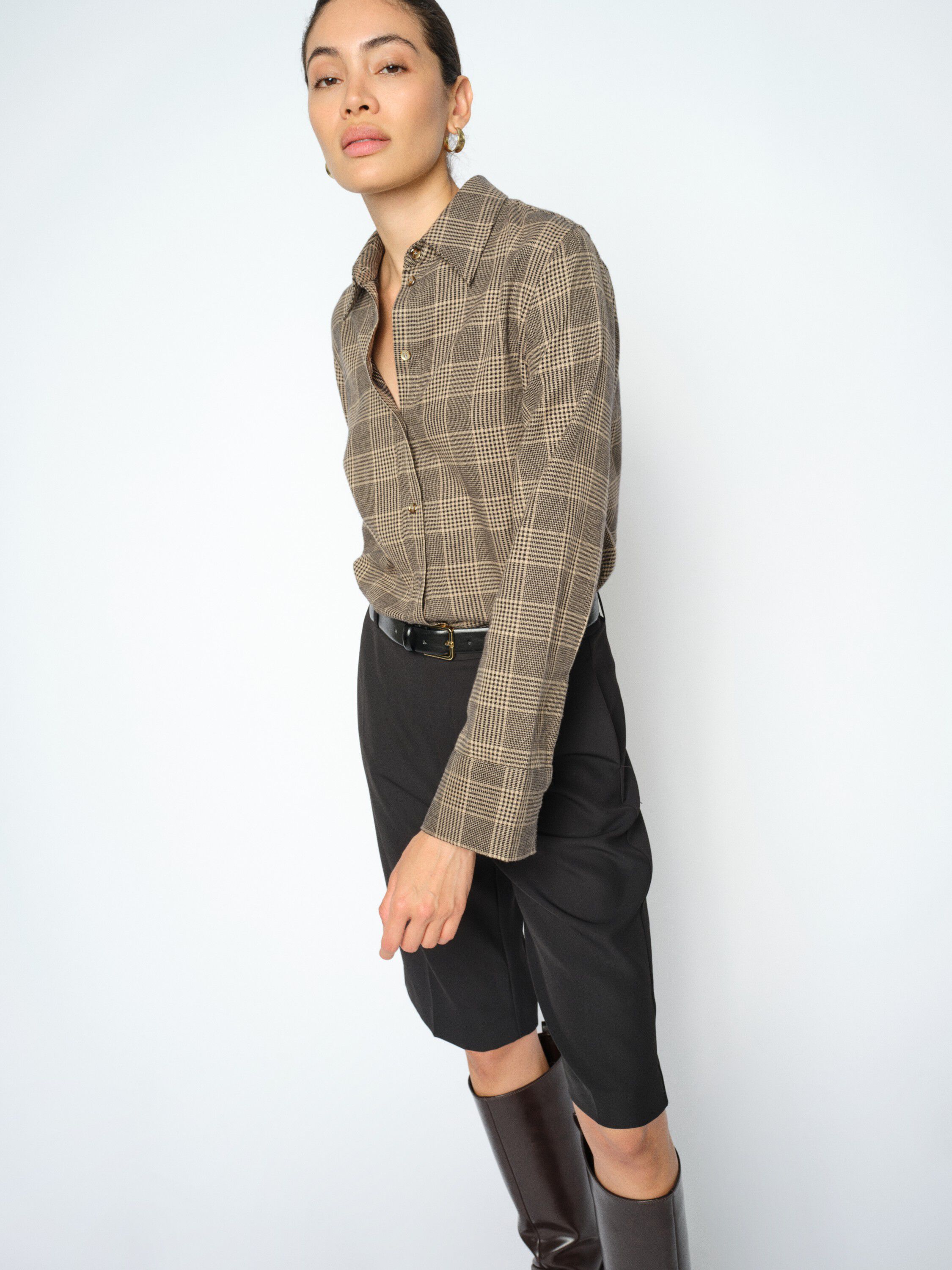 MMAyen Princ Check Shirt