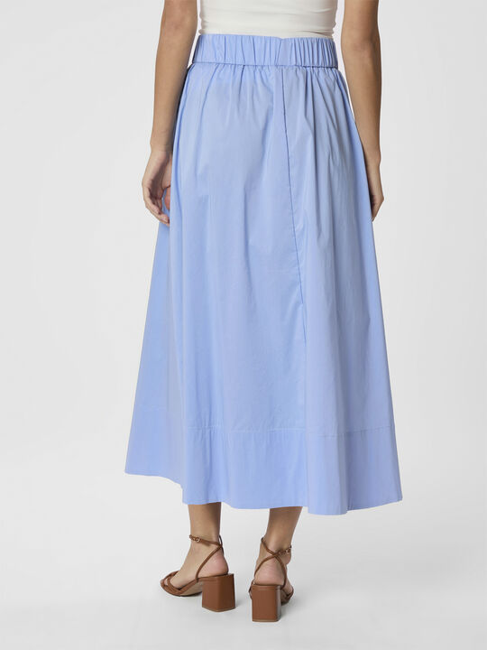 Yara Long Poplin Skirt