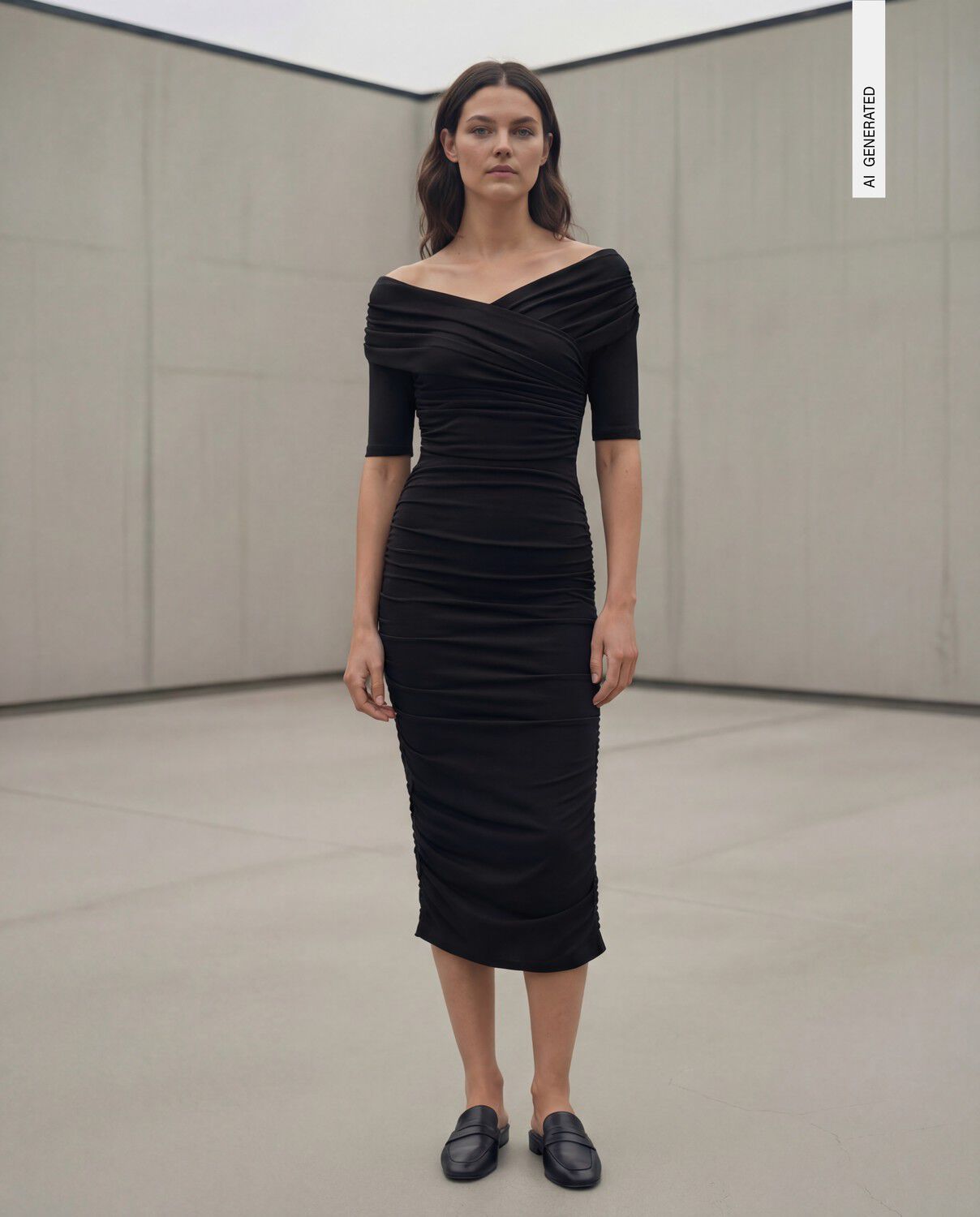 OBJLEVIH 2/4 CROSS OVER DRESS E TNE