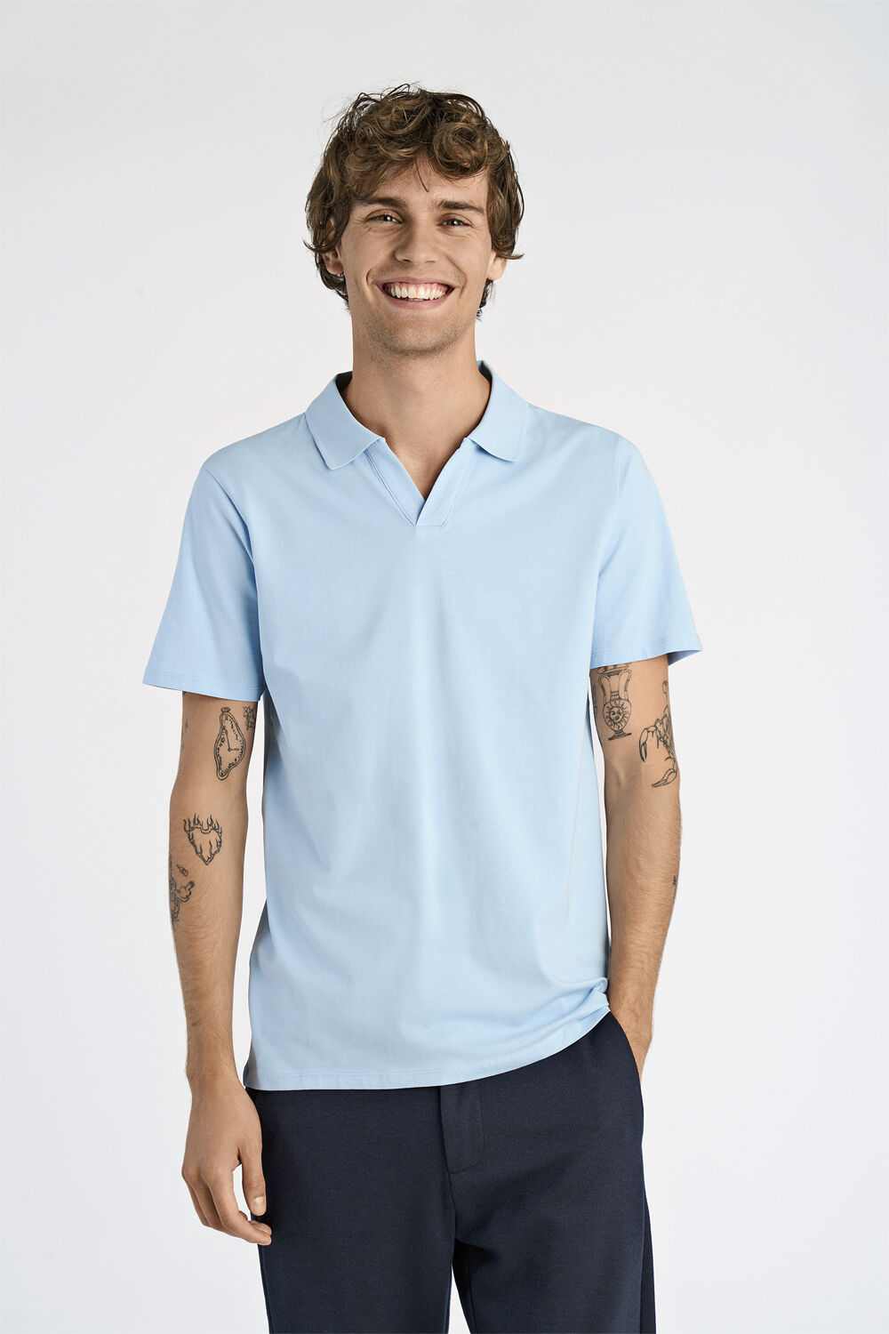Stretch polo shirt S/S
