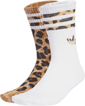Leopard Crew 2 pak Str&oslash;mper
