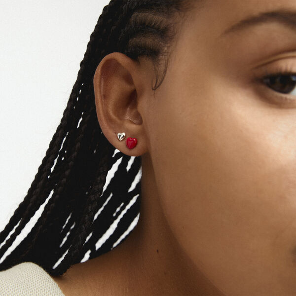 MAEVE earrings 2-in-1 set silver-plated