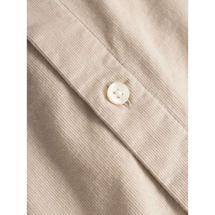 Regular fit corduroy shirt - GOTS/Vegan