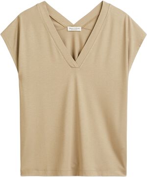Jersey-blouse, short-sleeve