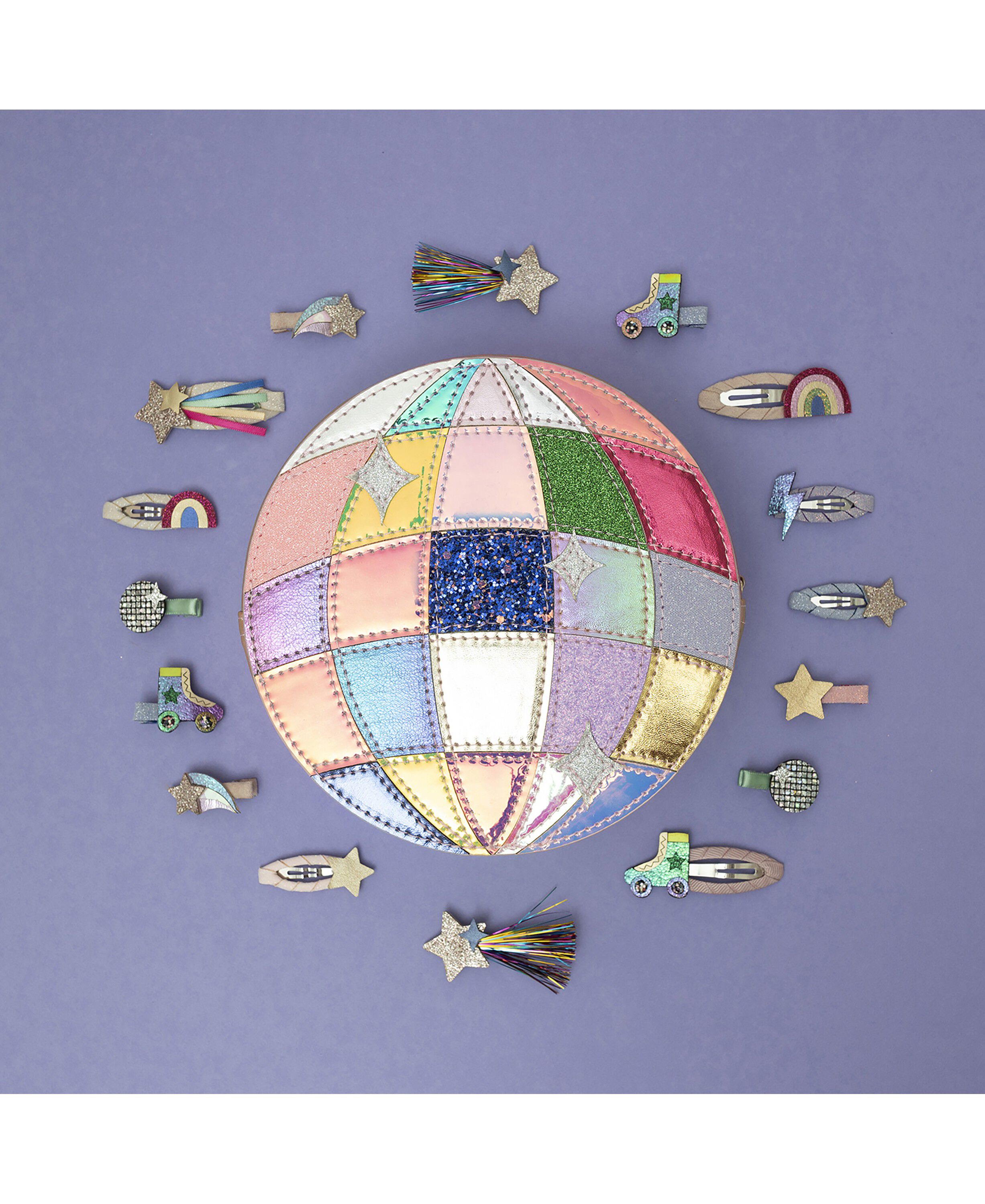 Mimi & Lula - 8 h&aring;rclips - mini Disco Diva Dancing Queen