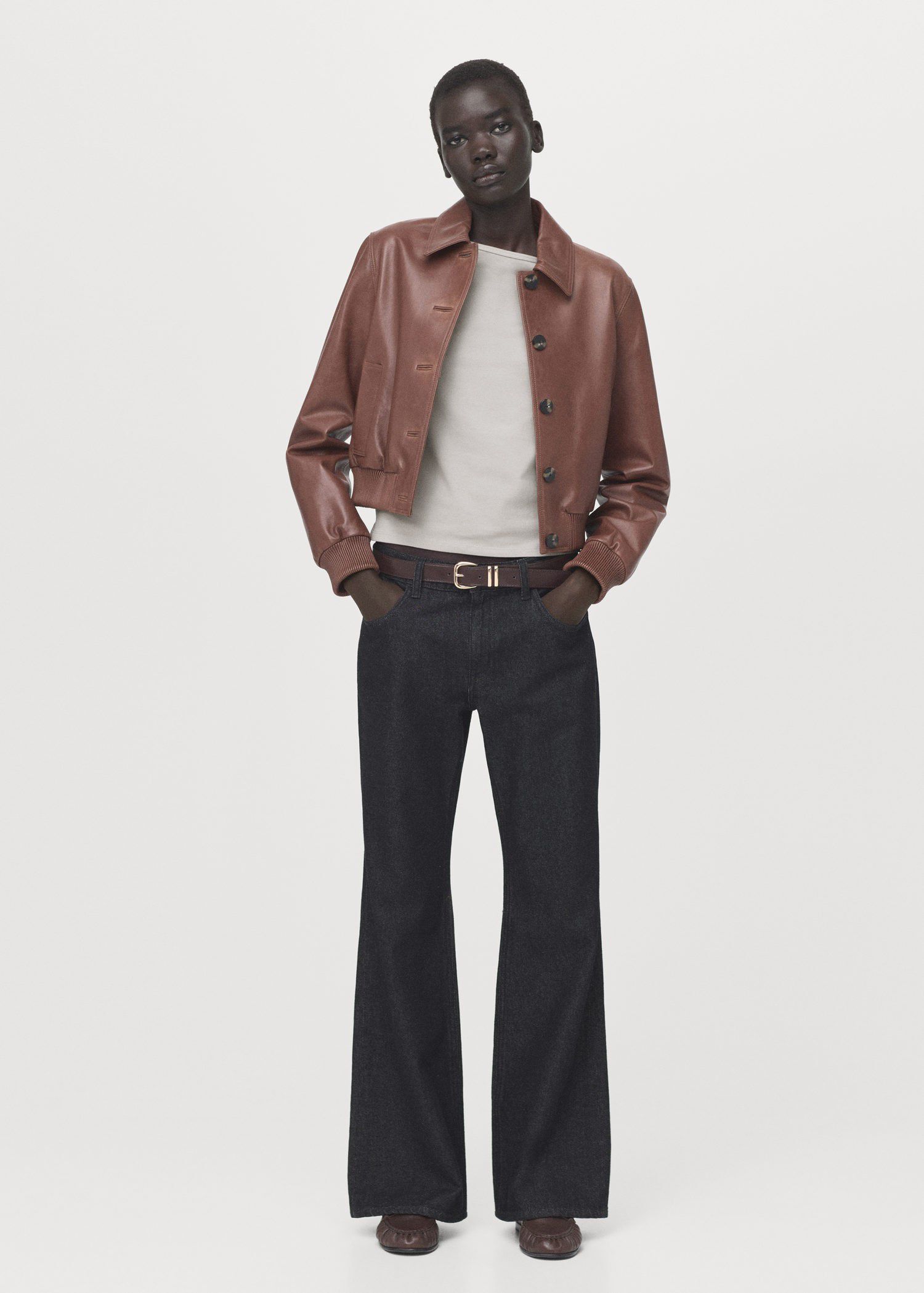 Long sleeve cotton t-shirt