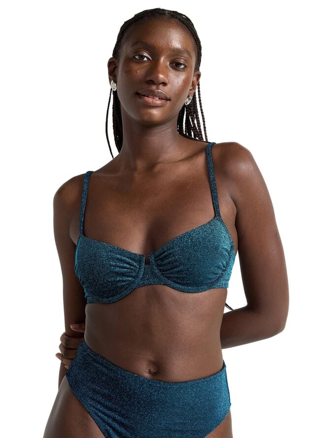 SENNA uvatteret bikini-bh med lurex
