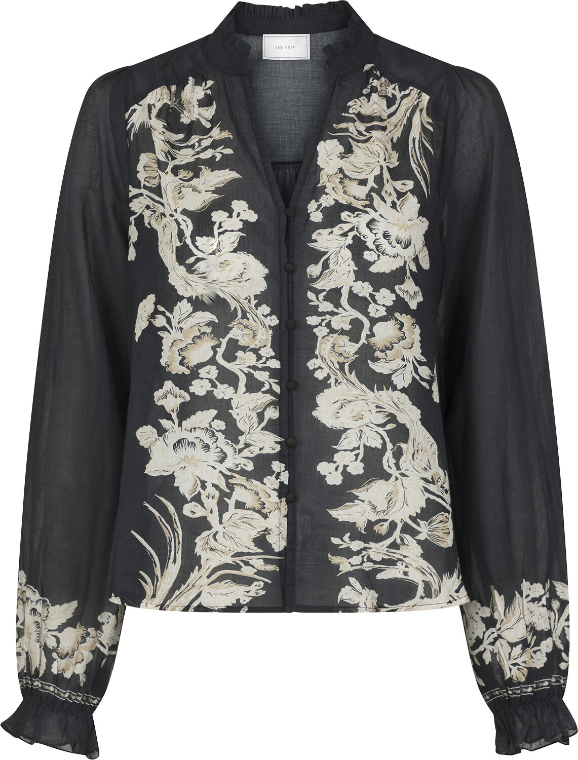 Brise Printed Voile Blouse