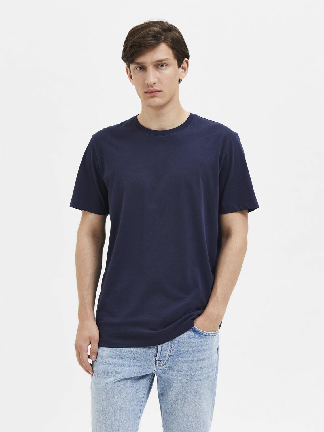 SLHASPEN SS O-NECK TEE NOOS