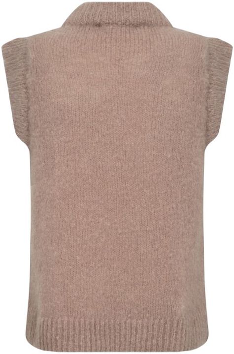 LR-NOREEN 5 Vest Lys brun