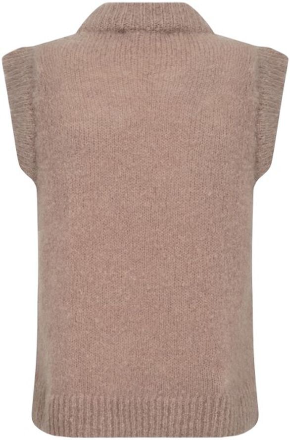 LR-NOREEN 5 Vest Lys brun