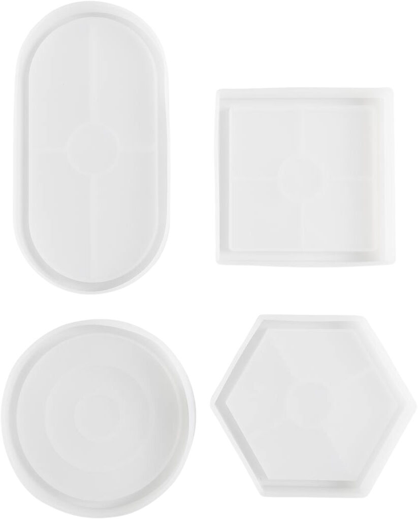 Silikoneform, Firkant, cirkel, hexagon og oval