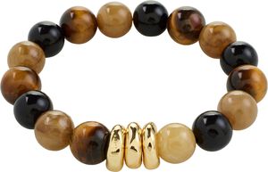UNFOLD bracelet gold-plated/brown