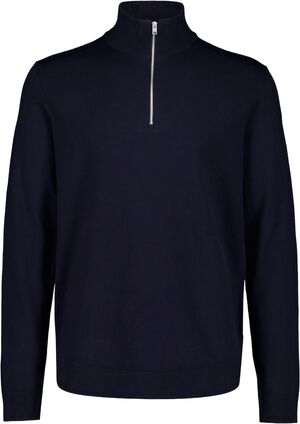 Soft viscose blend half zip