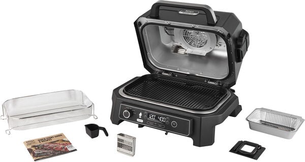 Ninja Woodfire OG850EU Smart Cook System XL Electric BBQ Gri