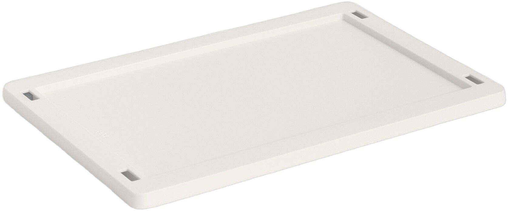 HAY Colour Crate Lid Plastic-Small-Off-white