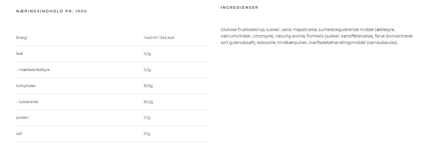 Hibiscus med Hindb&aelig;r - regular cube 240 gr