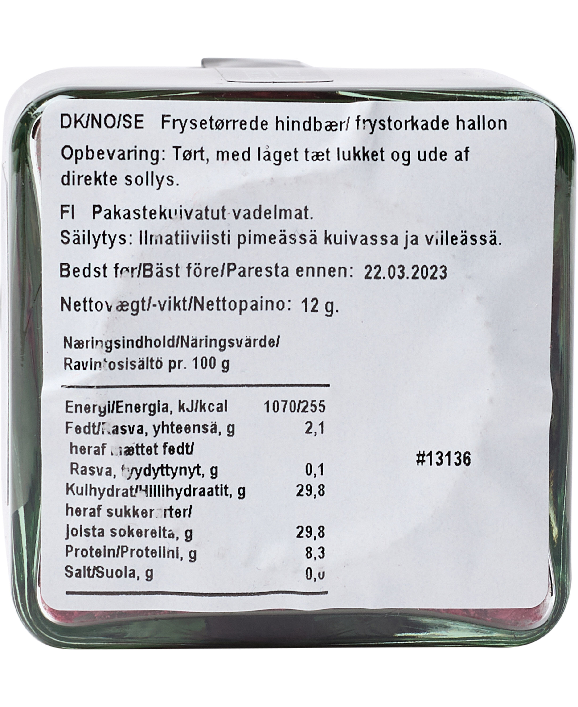 Hindb&aelig;rcrumble