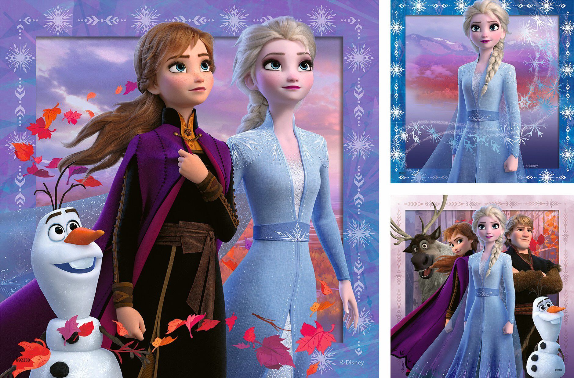 Ravensburger 3x49brikker Frozen motiv