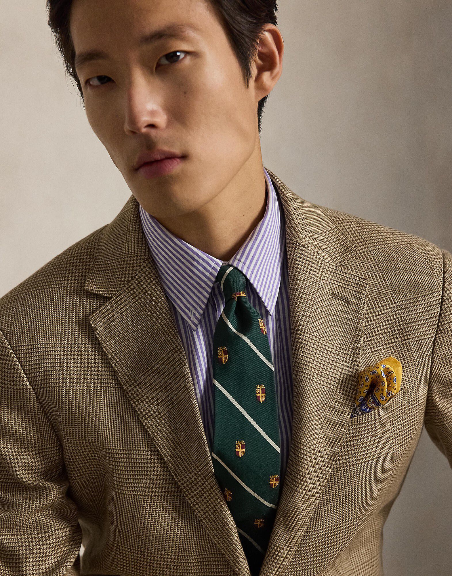 Polo Modern Fit Glen Plaid Sport Coat