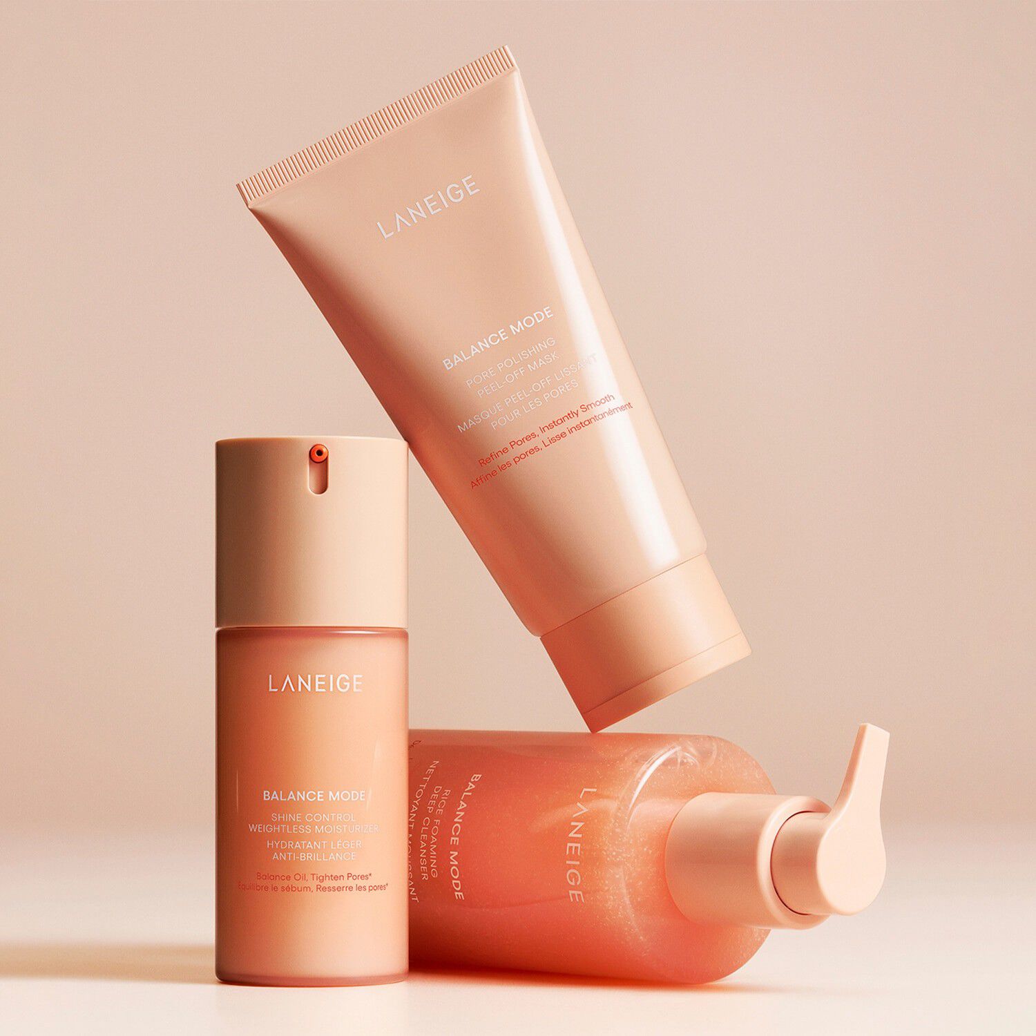 Balance Mode Rice Foaming Deep Cleanser - Skummende ansigtsrens til fe