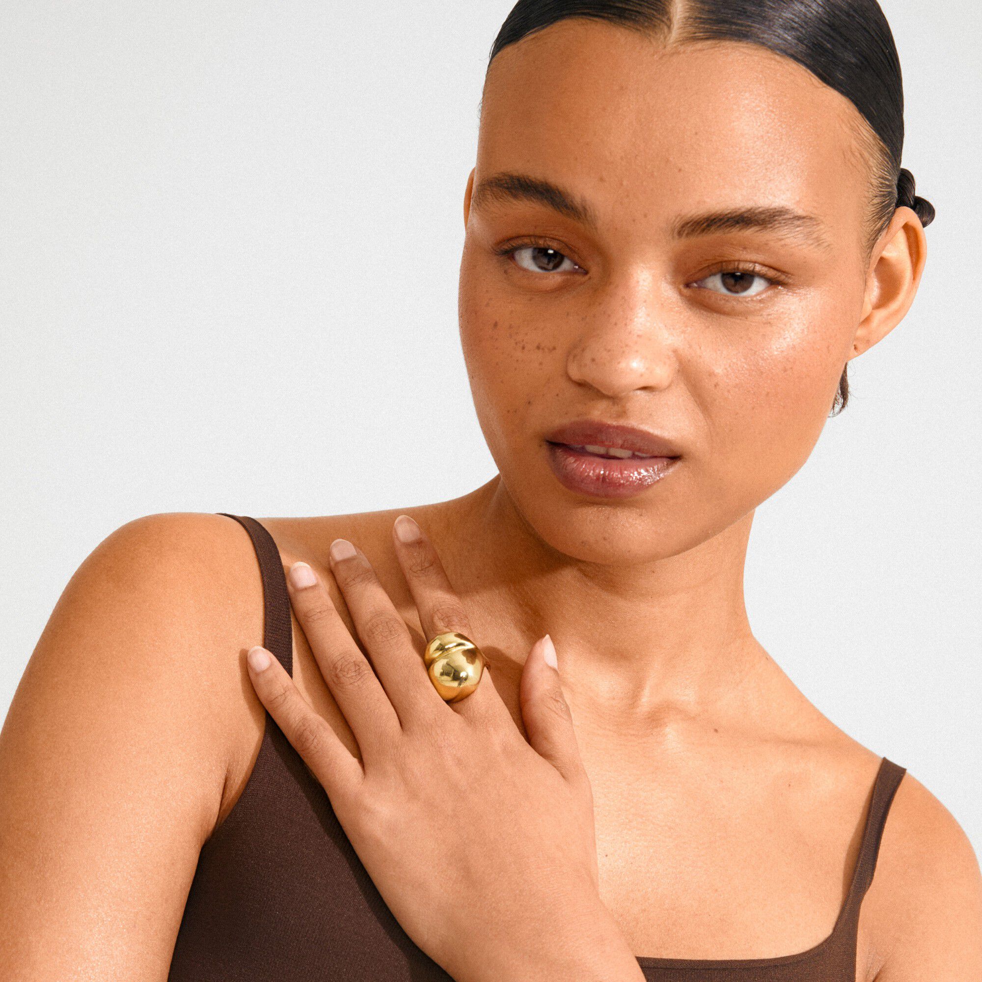 MADDIX ring guldbelagt