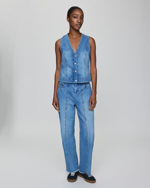 MSCHEli Ada HW Straight Ankle Jeans