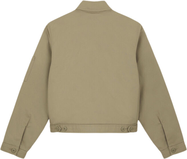 LINED EISENHOWER CROP W REC KHAKI