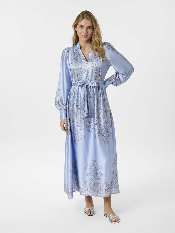 Nova Paisley Border Dress