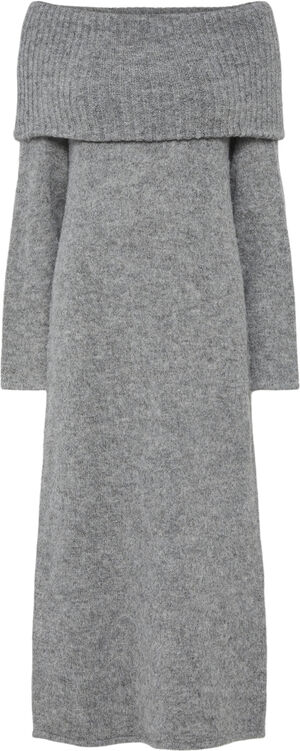PCPAM LS OFF SHOULDER KNIT DRESS BC