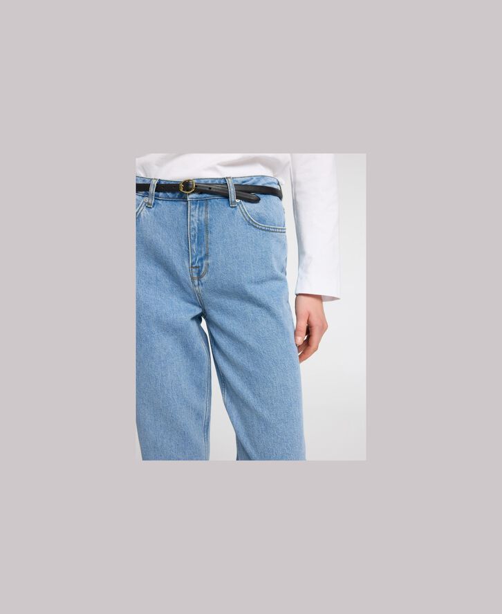 SLFALICE MW STRAIGHT LIG BLUE JEANS