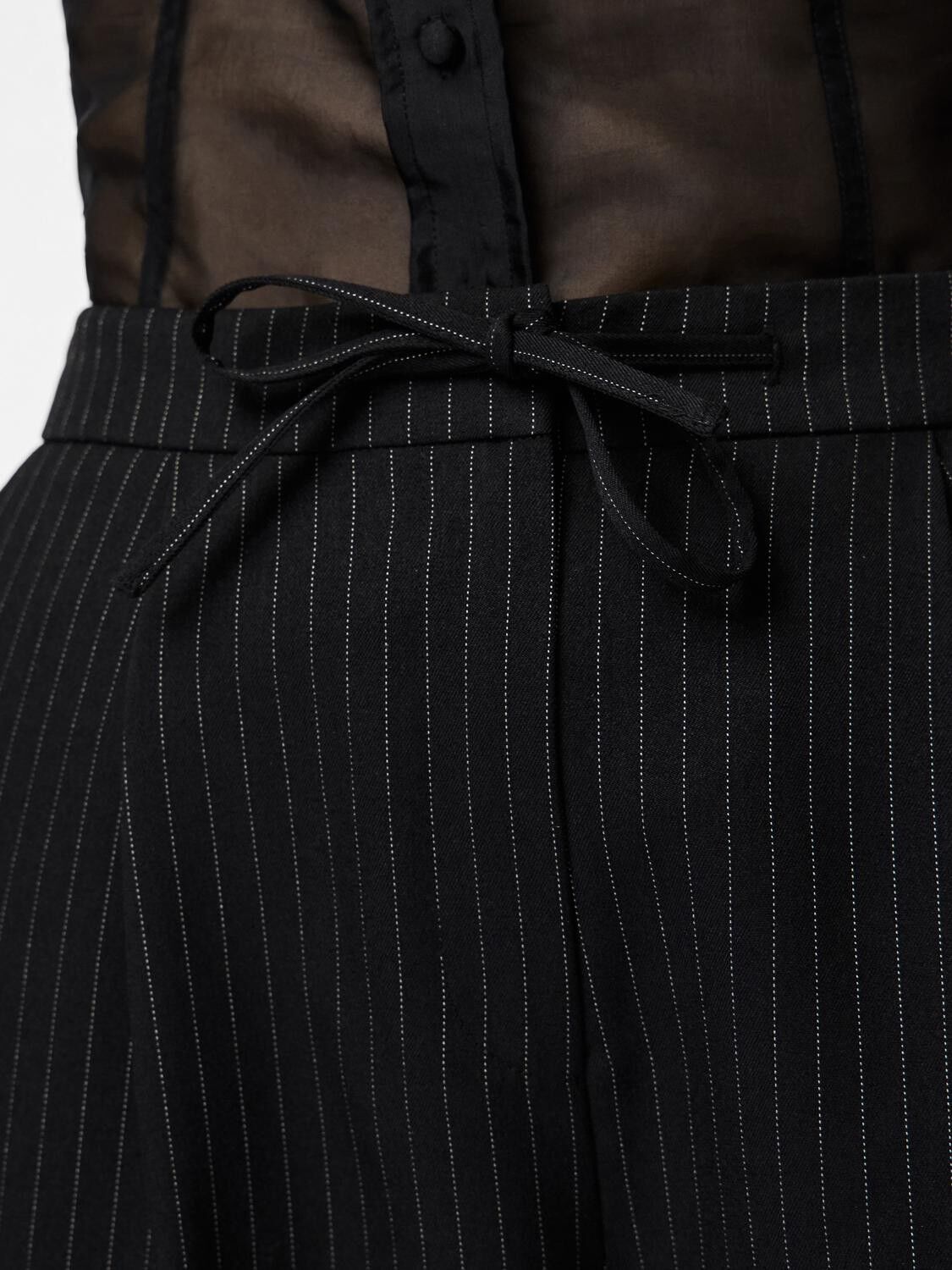 PCFALKA MW PINSTRIPED TIE PANTS