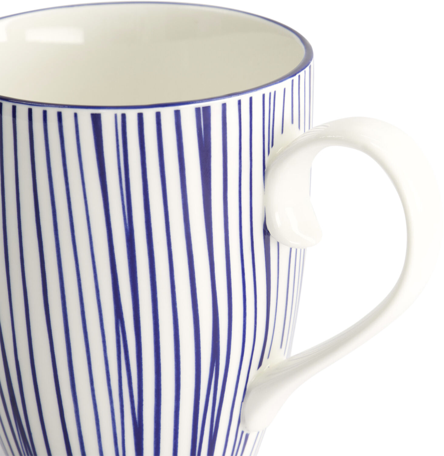 Nippon Blue Mug 8.5x10. 2cm 380ml Lines