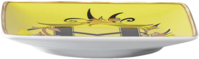 Bowl 12cm sq. flat, Holiday Alphabet H, Versace
