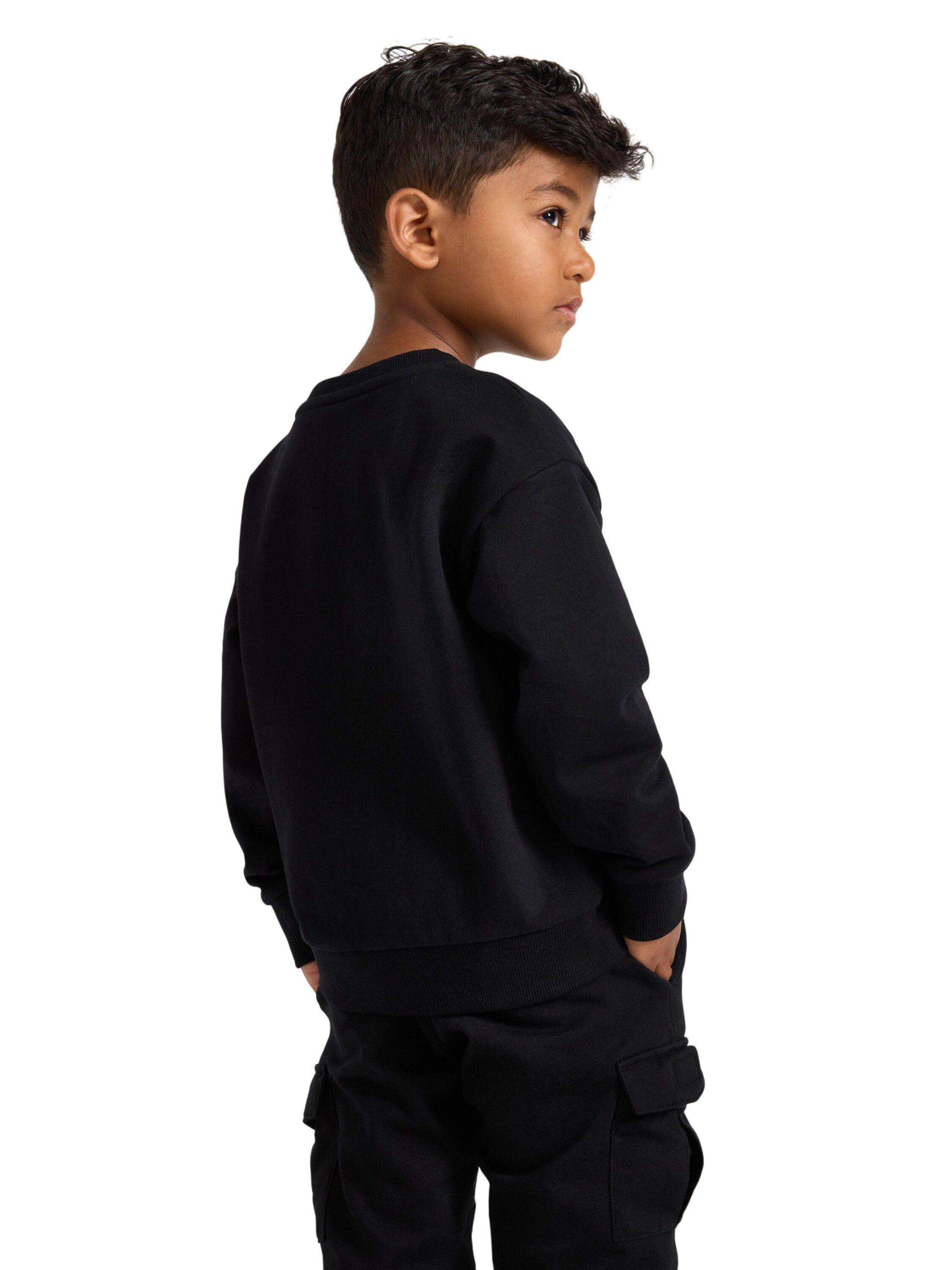 Sweatshirt in soft cotton jersey wi