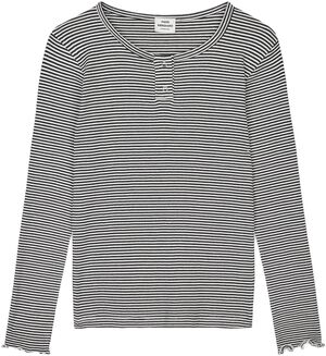 2x2 Cotton Stripe Tala Tee LS