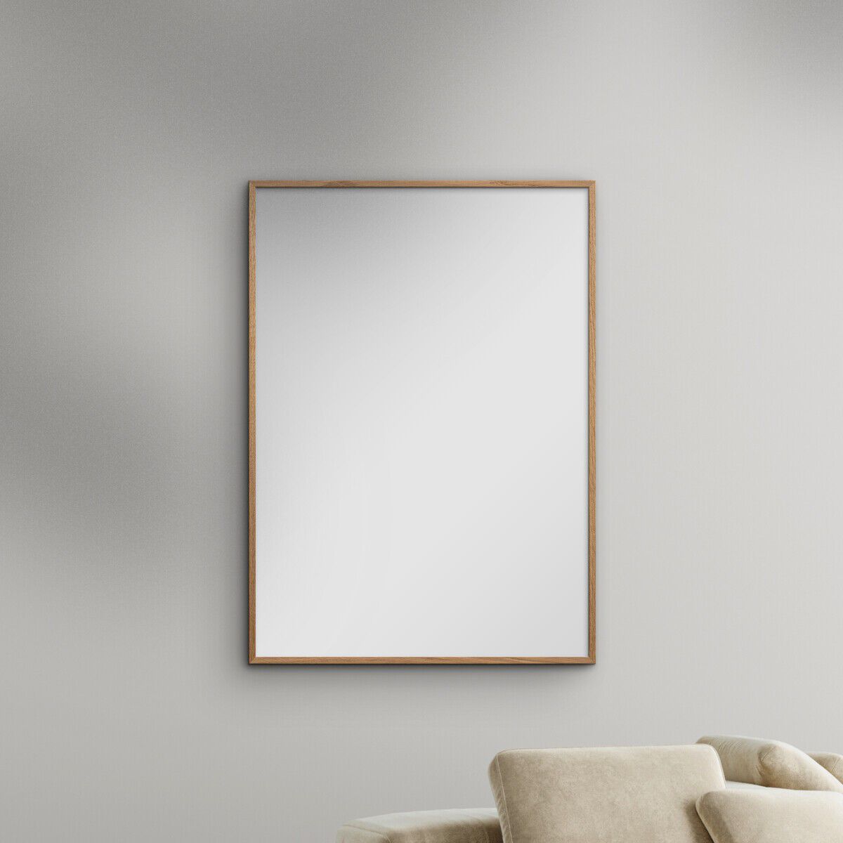 Mirror - Sky Blue Wood