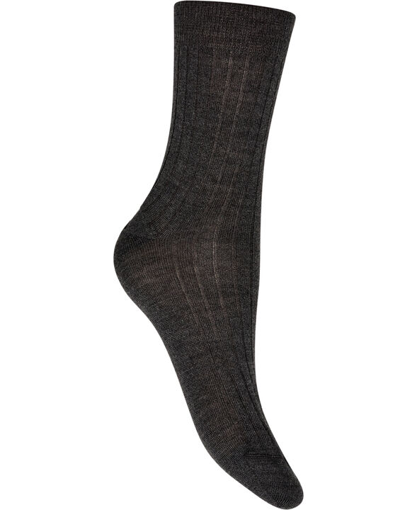 100% ribbed wool socks