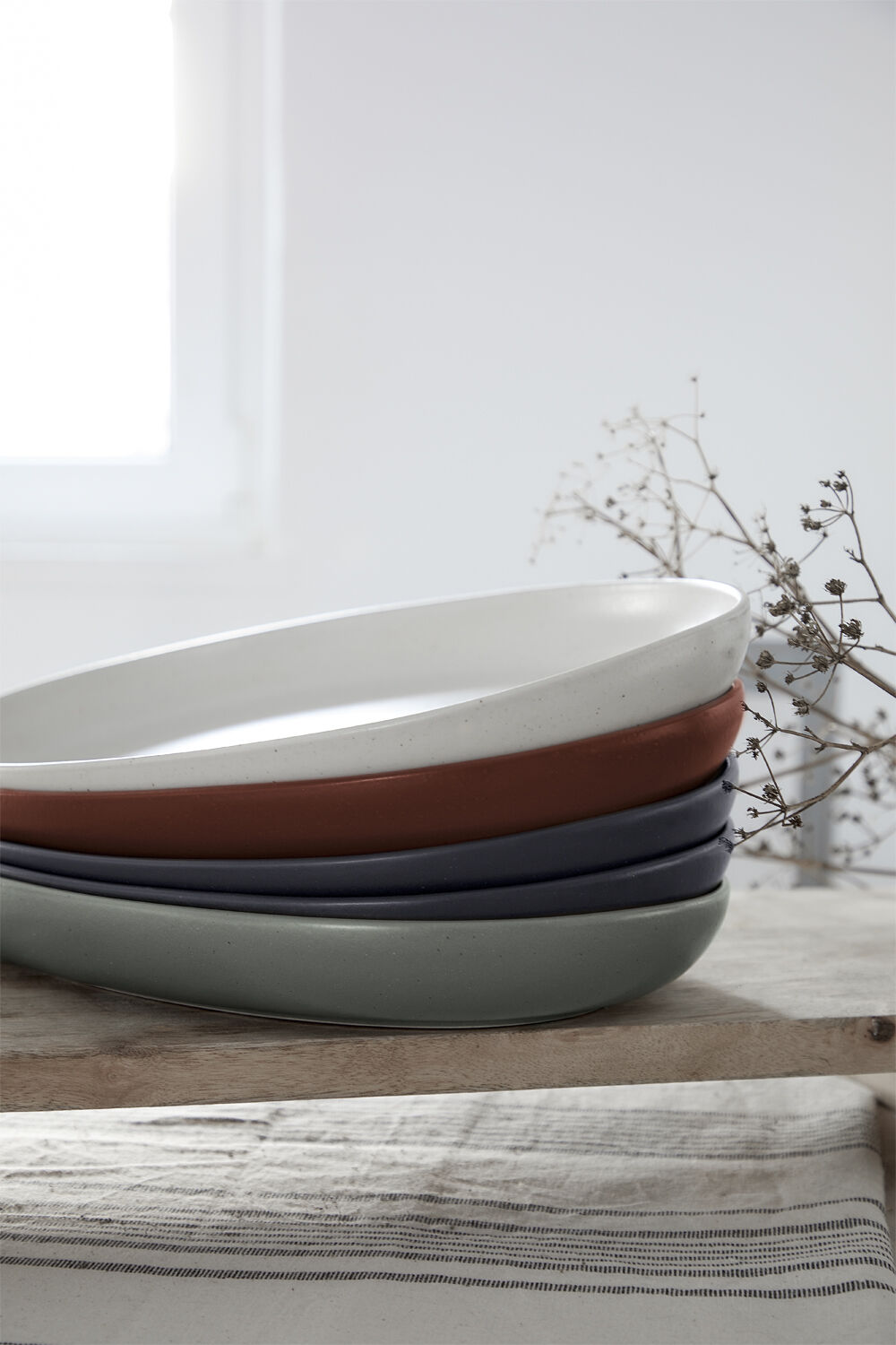 Tallerken flad Pacifica 23 cm Artichoke Keramik