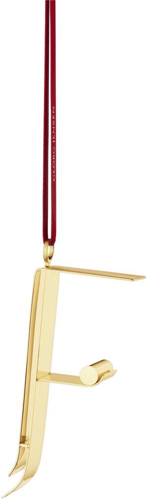 2026 Juleornament bogstavoph&aelig;ng 18kt guld