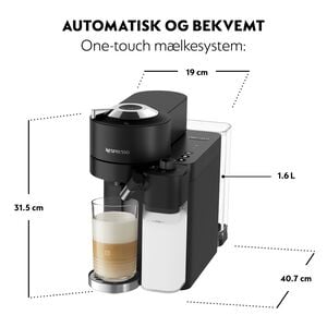 Nespresso Vertuo Lattissima Coffee Machine Delonghi, Matt