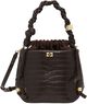 Ganni Bou Bucket Bag Croco